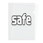 inko andのsafe／out Clear File Folder