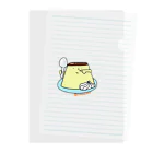 cumincuminのプリンくん(クリーム) Clear File Folder