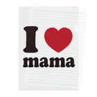 キッズモード某のI love mama Clear File Folder