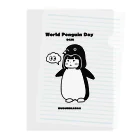 MUSUMEKAWAIIの0425「World Penguin Day」 Clear File Folder