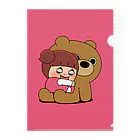 AKIRAMBOWのちぃーちゃんとくま / CHI-CHAN & BEAR クリアファイル