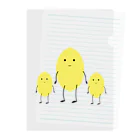 hichakoのレモン家族 Clear File Folder