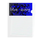 blueswingのblue   swing クリアファイル