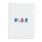 Bra_MozのBRAHMS-001 Clear File Folder