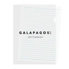 California StockingのGALAPAGOSS クリアファイル