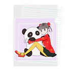 ねこねこ工房(仮)のニーハオ！パンダ Clear File Folder