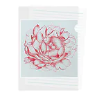 ピッチーの芍薬 peony Clear File Folder