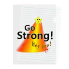 Good wavesのGo Strong！ Clear File Folder