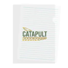 kimchinのカタパルト CATAPULT ロゴ Clear File Folder