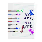 ひのいろ研究室　購買部のNO ART,NO LIFE. クリアファイル