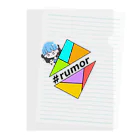 #噂のぽれくん®の【#噂のぽれくん®】オリジナルロゴ入り Clear File Folder