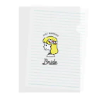 I LOVE YOU STORE by Hearkoの花嫁-Bride- Clear File Folder