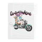 RIKAの【girl】biker2 Clear File Folder