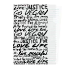 Niea999’s プチハッピー shopのLove life, go vegan Clear File Folder