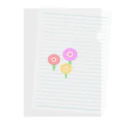 かえるのてぶくろのお花 Clear File Folder