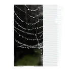 Simprick26のspiderweb drop Clear File Folder