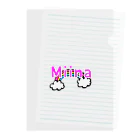 shop etoile@mi_na公式グッズのmi_naグッズ Clear File Folder