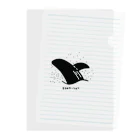 妄想アザラシのクジラ　エコロケーション Clear File Folder