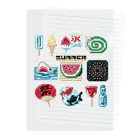 すとろべりーガムFactoryのドットSummer Clear File Folder