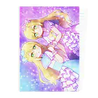 かわいいもののおみせ　いそぎんちゃくのゆめかわ双子ちゃん Clear File Folder