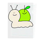 ゆるいもの倶楽部の🐌カタツムりんご🍏 Clear File Folder