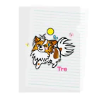 みみのお友達のトレちゃんグッズ Clear File Folder