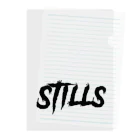 Stillsのstills クリアファイル