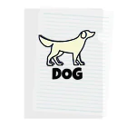 さとうの犬のDOG🐕🦮 Clear File Folder