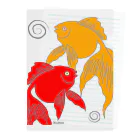 mkumakumaの金魚二匹 Clear File Folder