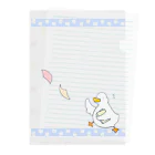 わくまるの走るあひるくん Clear File Folder