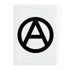 anarchy_and_peaceのアナーキーマーク#1 Clear File Folder