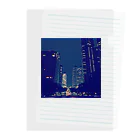 メンタルつらつらと夜景のShinjyuku-blue (park ver.) Clear File Folder