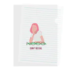 NOOGのNOOG Official Goods - mono logo クリアファイル