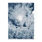 いつかの景色のBlue Moon Sky Clear File Folder