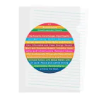 mincora.のSDGs - 17 Sustainable Development Goals - english ver. - Clear File Folder