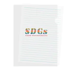 mincora.のSDGs - think sustainability Clear File Folder