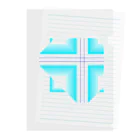 sevenoverlineのcrossroad -icecolor- Clear File Folder