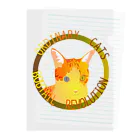 『NG （Niche・Gate）』ニッチゲート-- IN SUZURIのOrdinary Cats01h.t.(秋) Clear File Folder