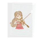 りりこオリジナルグッズのりりこグッズトップス Clear File Folder