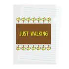 フォーヴァのJUST WALKING Clear File Folder