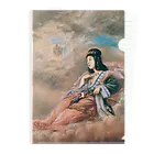 世界の絵画アートグッズの山本芳翠《十二支 丑『牽牛星』》 Clear File Folder