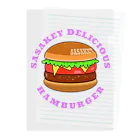 sasakeyのBurger『SASAKEY』 Clear File Folder