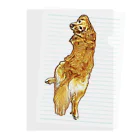 flatcoatedretrieverのgolden retriever Clear File Folder