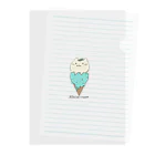 猫ﾉ眼うたのNyaice cream Clear File Folder