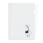 ヤシの実。の揺れるスカート Clear File Folder