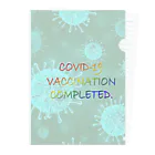 でおきしりぼ子の実験室のVACCINATION COMPLETED(NS) クリアファイル