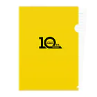 コスギカレー１０周年記念グッズの10周年記念ロゴ Clear File Folder