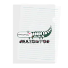 alligator_artのスケスケ鰐 Clear File Folder