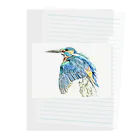 Birdbirdの小鳥　カワセミ Clear File Folder