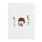 ちんちくりんのおみせの「食べてない食べてない」シリーズ Clear File Folder